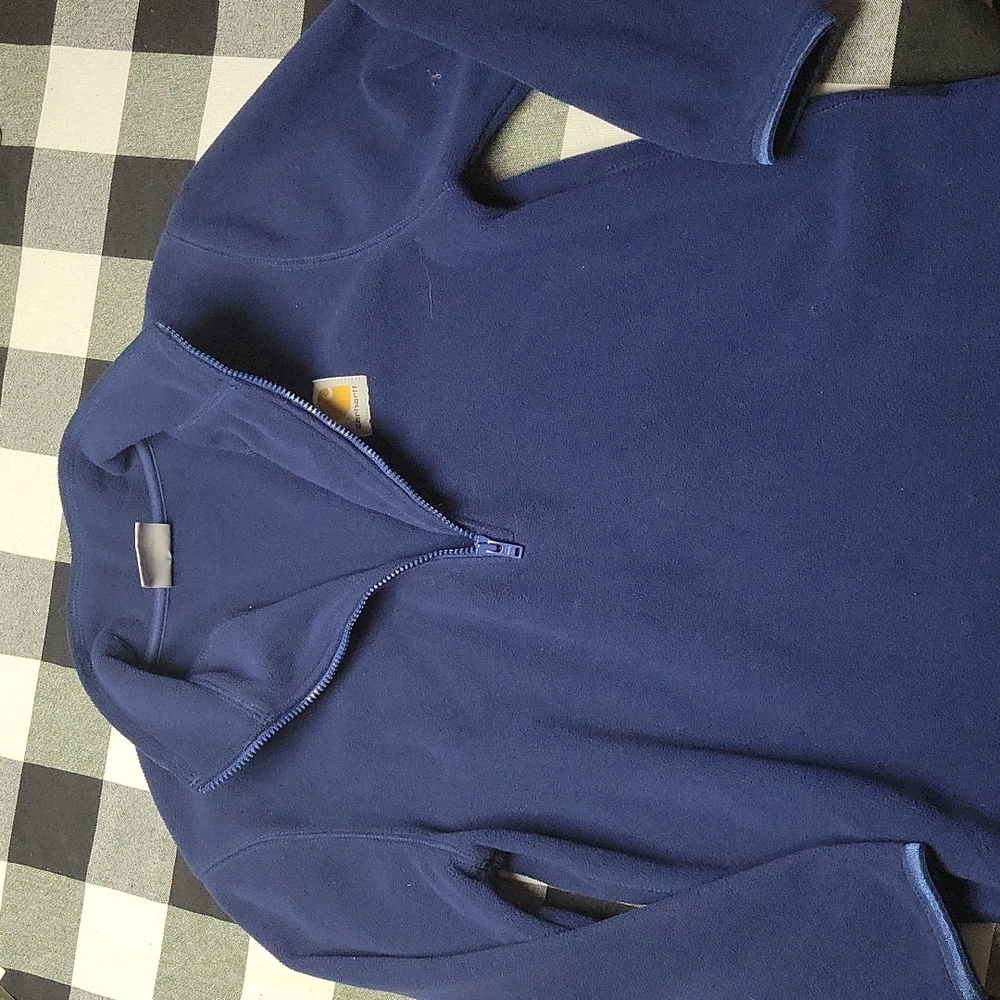 1/4 zip Boys Carhartt fleece size 7